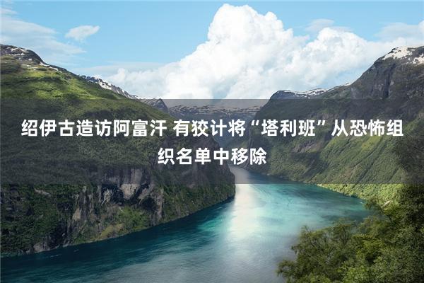 绍伊古造访阿富汗 有狡计将“塔利班”从恐怖组织名单中移除