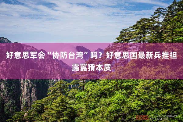 好意思军会“协防台湾”吗？好意思国最新兵推袒露嚚猾本质